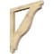 Ekena Millwork Funston Arts & Crafts Rough Sawn Bracket, Douglas Fir, 4"W x 44"D x 48"H BKT04X44X48FST03RDF - alternate 1
